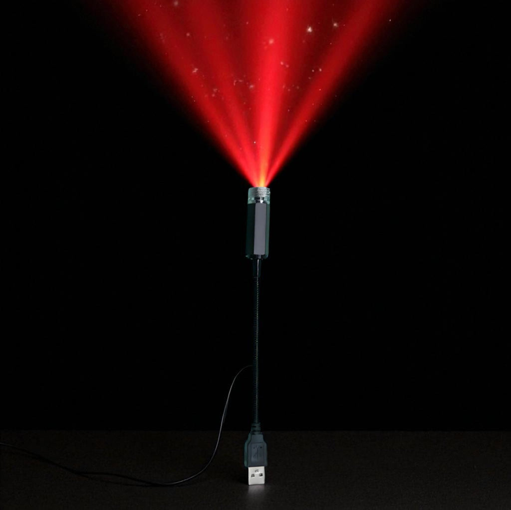 KARMAZZ™ Mini LED Car Roof Star Projector Light – USB Ambient Galaxy Lamp
