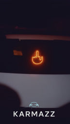 KARMAZZ™ Funny LED Car Gesture Light w/ Remote – Road Rage & Thanks Sign
